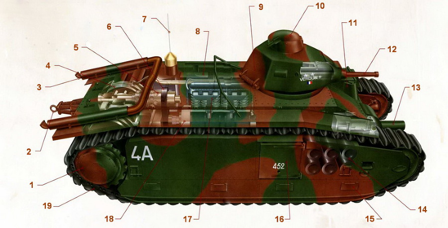 Боевые машины мира, 2014 № 26 Тяжелый танк B1bis - pic_8.jpg