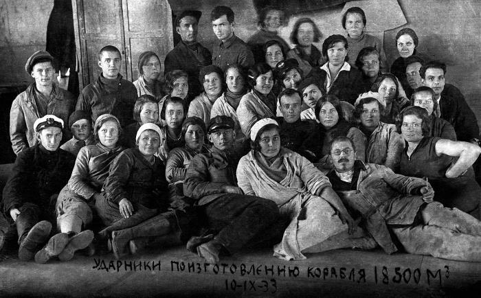 «Дирежаблестрой» на Долгопрудной: 1934-й, один год из жизни - _54udarnikipoizgotovlenijuv6oppman.jpg